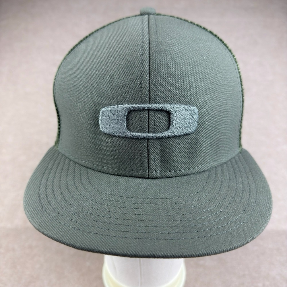 Oakley California High Snap Trucker Hat Green Mesh Cap Sports Golf Fishing